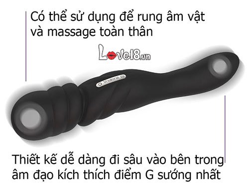 Chày rung 2 đầu Nalone Jane kích thích điểm G khoái cảm tối đa