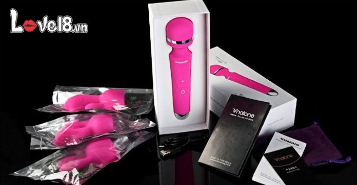 Chày Rung Nalone Sinmis Nhật Bản Silicone Cao Cấp Sạc USB