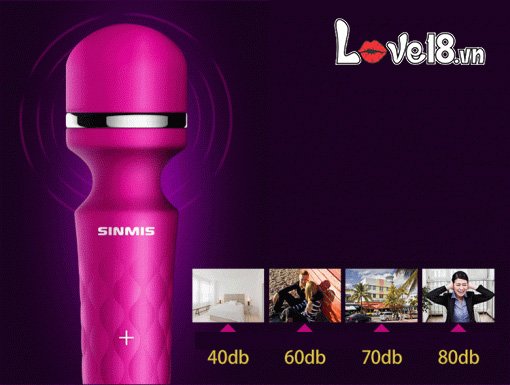 Chày Rung Nalone Sinmis Nhật Bản Silicone Cao Cấp Sạc USB