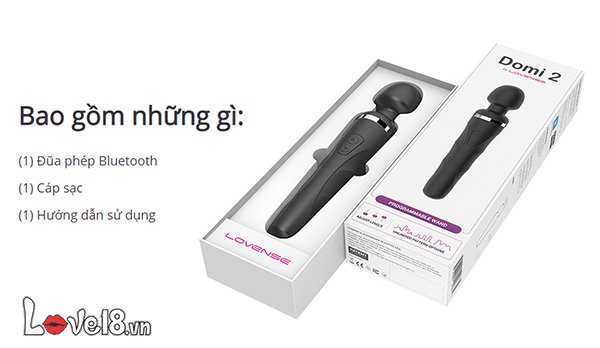 Chày rung Lovense Domi 2 massage toàn thân kích thích đa điểm