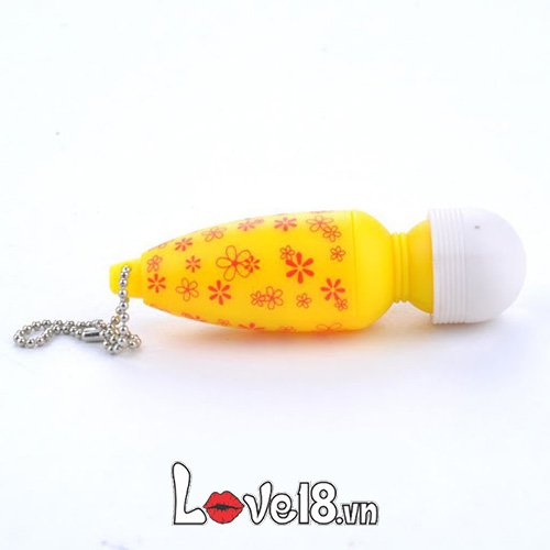 Chày rung mini móc khóa dễ thương polymer y tế cao cấp