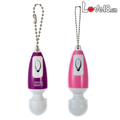 Chày rung mini móc khóa dễ thương polymer y tế cao cấp