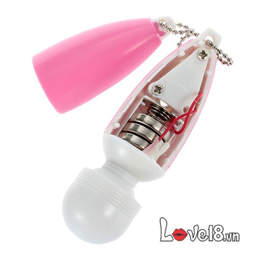 Chày rung mini móc khóa dễ thương polymer y tế cao cấp