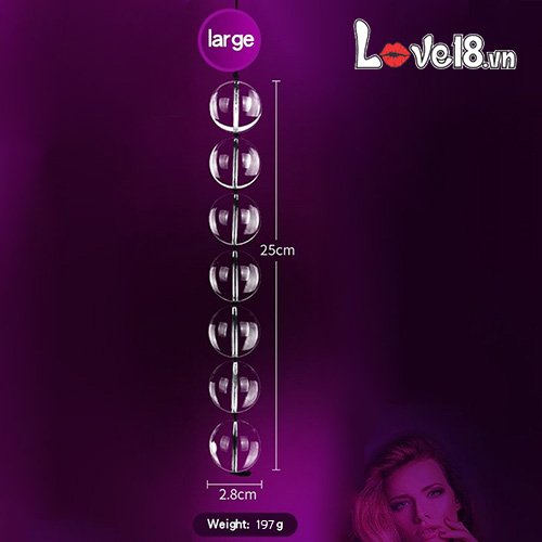 Hạt thủy tinh massage hậu môn tăng khoái cảm an toàn giá tốt