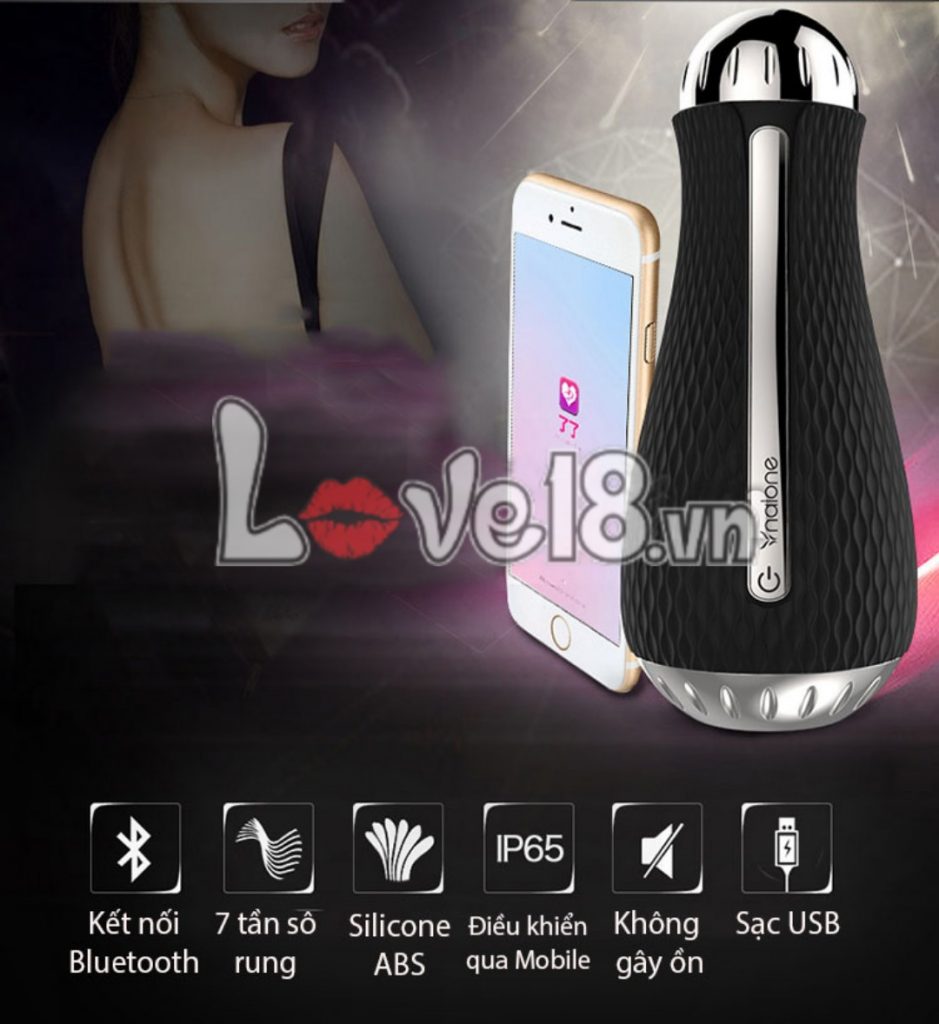 Cốc thủ dâm 3D cao cấp Nalone Jack Bluetooth tiện dụng, sang trọng