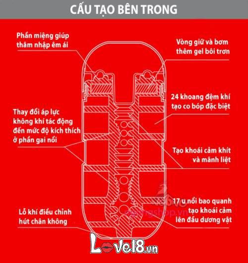 Cốc thủ dâm Tenga Air Cushion Nhật Bản cao cấp giá hợp lý