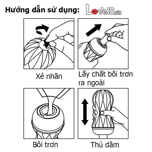 Cốc thủ dâm Tenga Air-Tech Squeeze silicon ABS cho nam