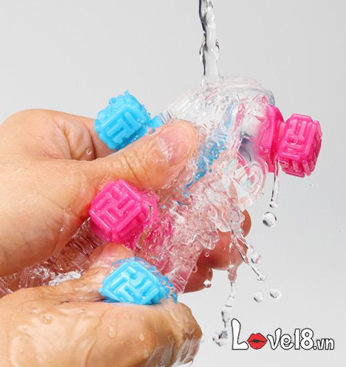 Cốc thủ dâm Tenga Bobble Crazy Cubes cao cấp mềm dẻo tiện lợi