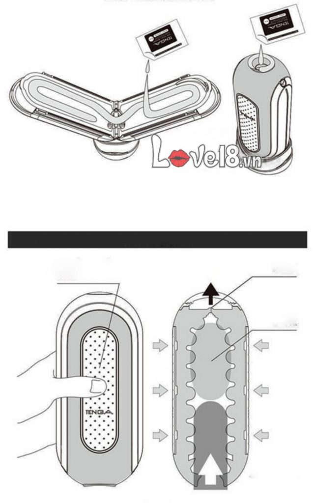 Cốc thủ dâm rung Tenga Flip Zero cao cấp cho nam