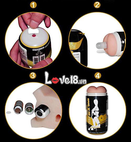 Cốc thủ dâm Lovetoy rung mạnh lỗ hậu môn cho cảm giác tuyệt vời