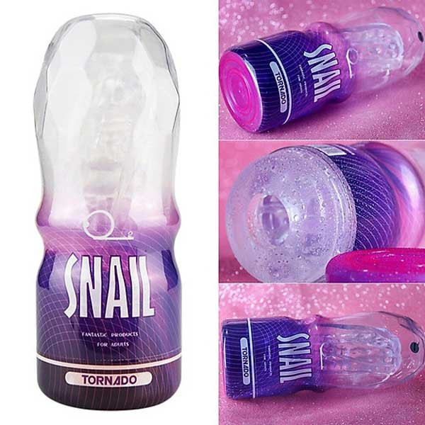 Cốc Thủ Dâm Snail Cup Silicone Trong Suốt Tự Sướng Nam Giới