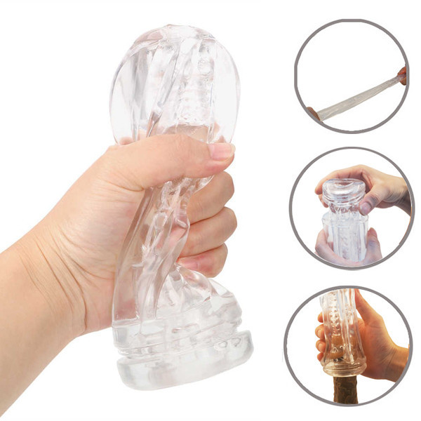 Cốc Thủ Dâm Snail Cup Silicone Trong Suốt Tự Sướng Nam Giới