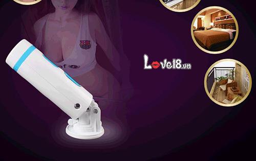 Cốc thủ dâm đôi gắn tường rung mạnh Nhật Bản kích thích