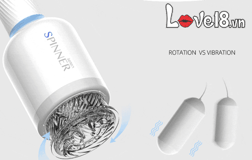 Cốc Thủ Dâm Leten Spinner Rung Thụt Tự Động Hút Mạnh