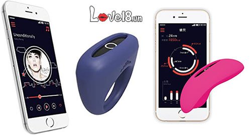 Combo vòng đeo dương vật trứng rung quần lót điều khiển app tiện lợi