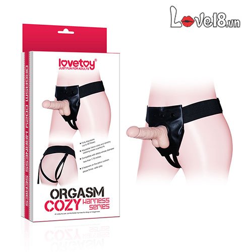  Kho sỉ Đai đeo bằng da có lỗ gắn dương vật Lovetoy dành cho les giá tốt