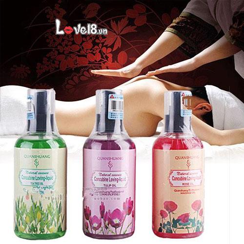 Dầu Massage Hương Hoa Tự Nhiên Dịu Dàng Thư Giãn Tinh Dầu