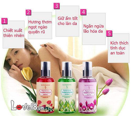 Dầu Massage Hương Hoa Tự Nhiên Dịu Dàng Thư Giãn Tinh Dầu