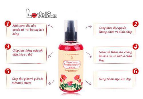 Dầu Massage Hương Hoa Tự Nhiên Dịu Dàng Thư Giãn Tinh Dầu