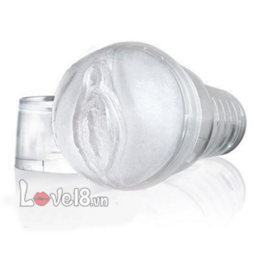 Đèn pin thủ dâm trong suốt Ice Fleshlight sextoy nam silicon Mỹ