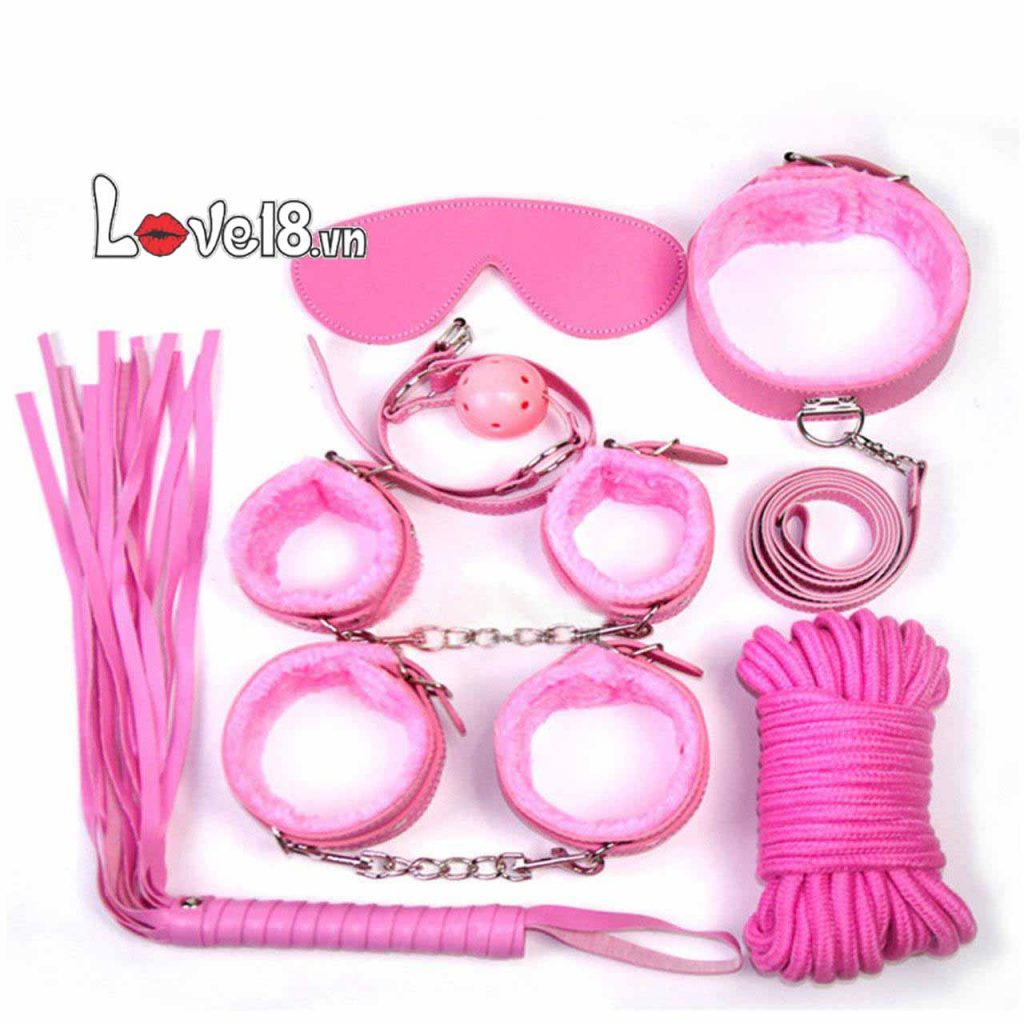 Bộ Đồ Chơi Phòng The 7 Món Hồng Sang Trọng Kích Thích Nhất