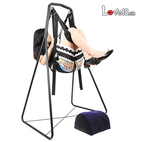 Ghế Treo Xích Đu Tình Yêu Acacia 3in1 Thép Tháo Lắp Đa Tư Thế