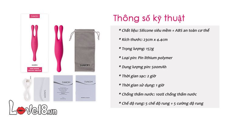 Dụng Cụ Kích Thích Điểm G Svakom Marin Sắc Màu Hứng Khởi Tối Ưu