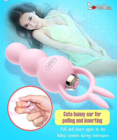 Dụng Cụ Kích Thích Hậu Môn Tai Thỏ Rung Leten Đồng Tính Nam Nữ