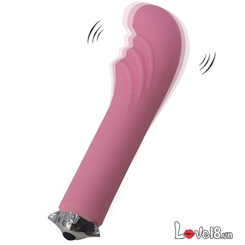Dụng cụ kích thích hậu môn rung gợn sóng Faak chất liệu silicone, sục mát xa