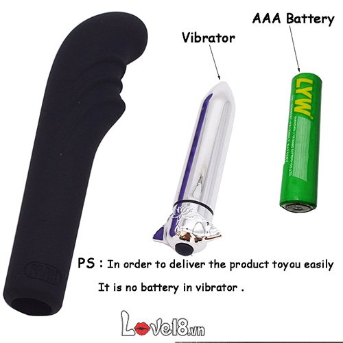 Dụng cụ kích thích hậu môn rung gợn sóng Faak chất liệu silicone, sục mát xa