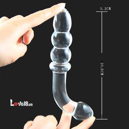 Dụng cụ kích thích hậu môn trong suốt chất lượng cao tiện lợi
