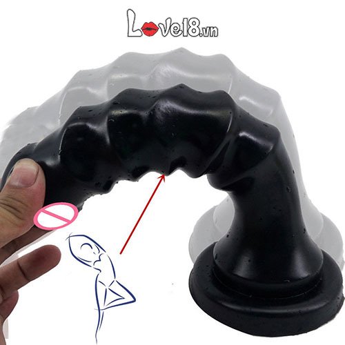Dụng cụ kích thích hậu môn hình đốt tre an toàn PVC cho Gay