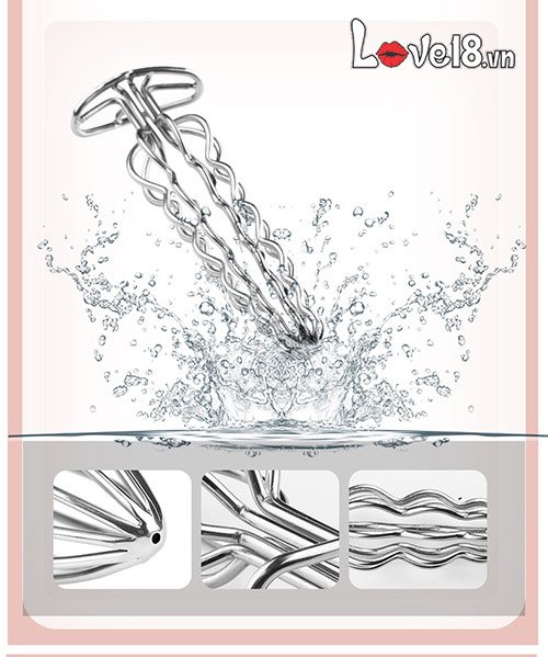 Dụng cụ hậu môn thép không gỉ an toàn kích thích cực đỉnh