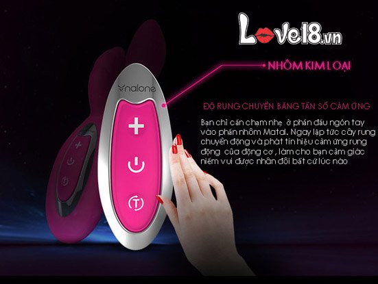 Dụng cụ massage âm đạo cảm ứng Nalone Touch silicon kích thích điểm G