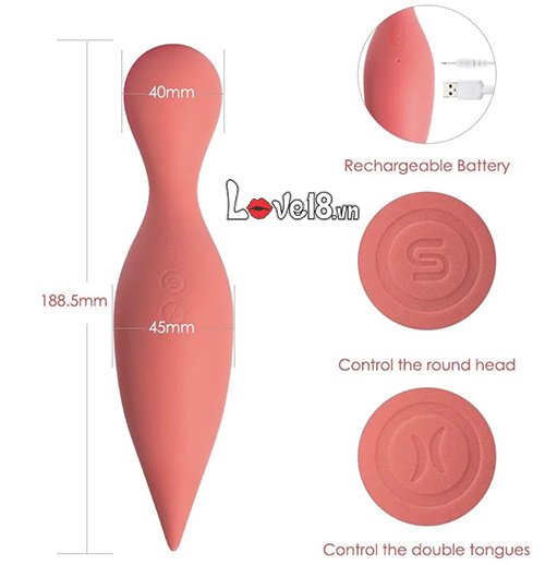 Máy massage đa điểm Svakom Siren 2 đầu tiện lợi thư giãn tối ưu