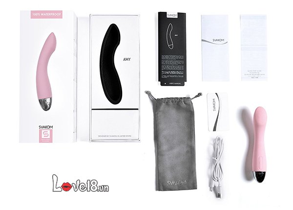 Dụng cụ massage điểm G Svakom Amy cao cấp rung mạnh kích thích