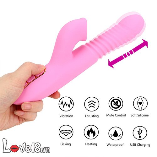 Dụng cụ massage Dibe đa năng rung ngoáy sưởi ấm kích thích điểm G âm vật