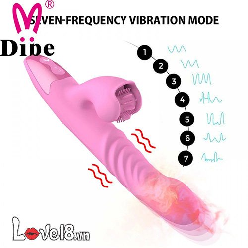 Dụng cụ massage điểm G âm vật Dibe Diana rung thụt sưởi ấm đa năng