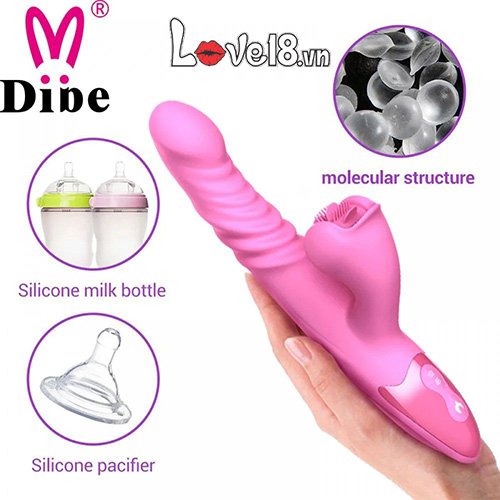 Dụng cụ massage điểm G âm vật Dibe Diana rung thụt sưởi ấm đa năng