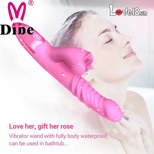 Dụng cụ massage điểm G âm vật Dibe Diana rung thụt sưởi ấm đa năng