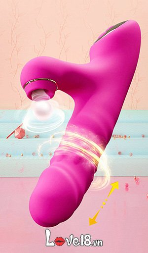 Dụng cụ mát xa điểm G Zemalia Zora 2 Rung hút âm vật nóng