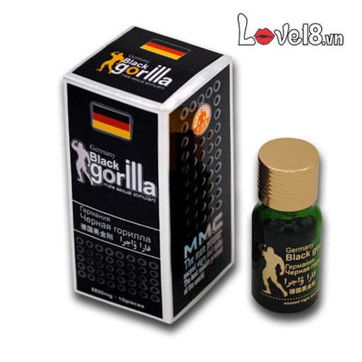 Dược Cương Cứng Black Gorila Hỗ Trợ Xuất Tinh Sớm Tự Nhiên Đức