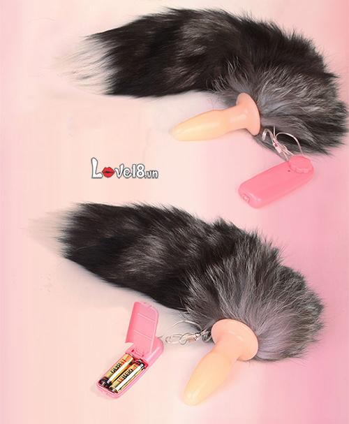 Đuôi Chồn Rung Mềm Mại Kích Thích Hậu Môn Tăng Khoái Cảm