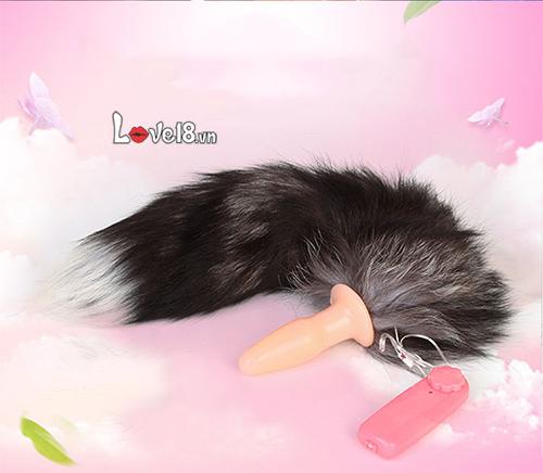 Đuôi Chồn Rung Mềm Mại Kích Thích Hậu Môn Tăng Khoái Cảm