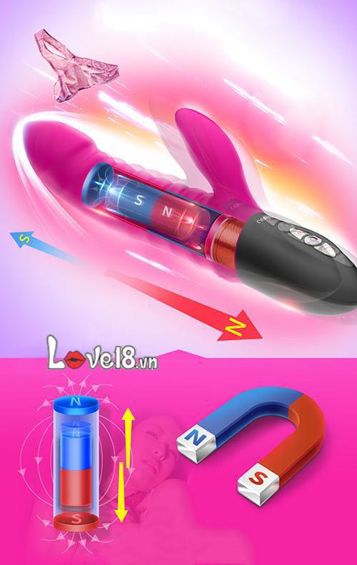 Dương vật Leten cao cấp rung thụt sưởi ấm đa năng USB