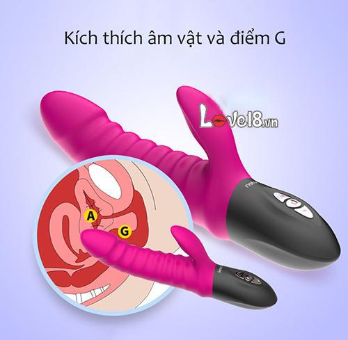 Dương vật Leten cao cấp rung thụt sưởi ấm đa năng USB