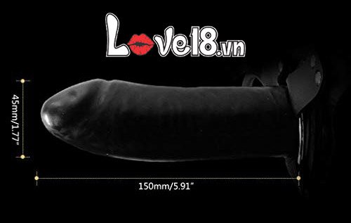 Dương vật dây đeo bơm hơi tự động cao cấp DV03D kích thước chưa bơm