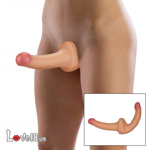 Dương vật giả 2 đầu mềm mịn Lovetoy dây đeo tiện lợi