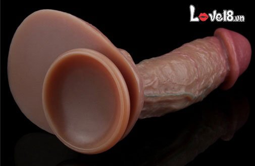 Dương vật giả 2 lớp silicone Lovetoy Nature Cock an toàn mềm mại