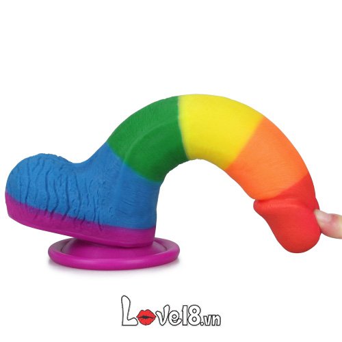 Dương vật giả silicon đa sắc Lovetoy Prider nhiều size 7.5-9 inch cao cấp